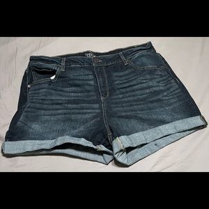 Time & True Jean shorts
